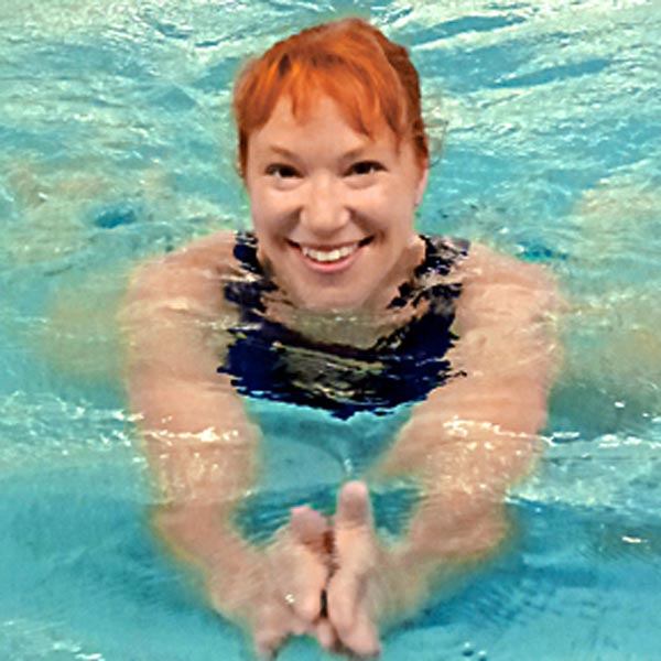 Andrea vom Team der Schwimmschule Rebmann in Stuttgart